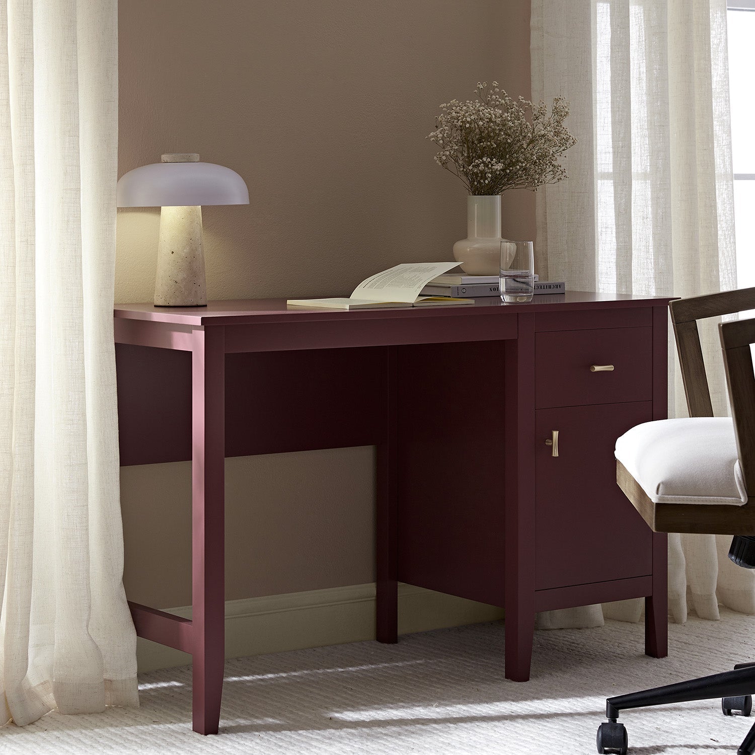 Oakham Writing Desk, Wild Cherry