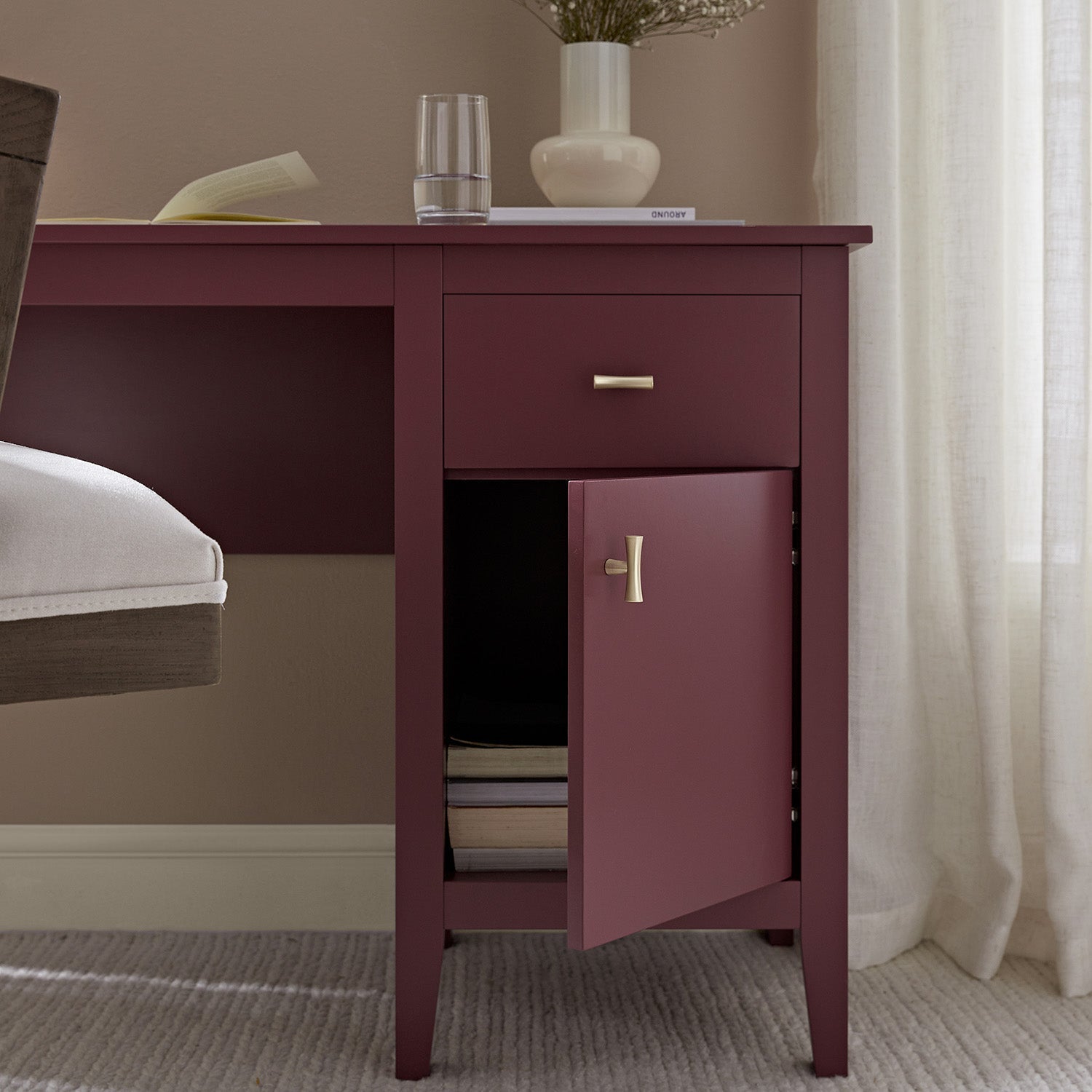 Oakham Writing Desk, Wild Cherry